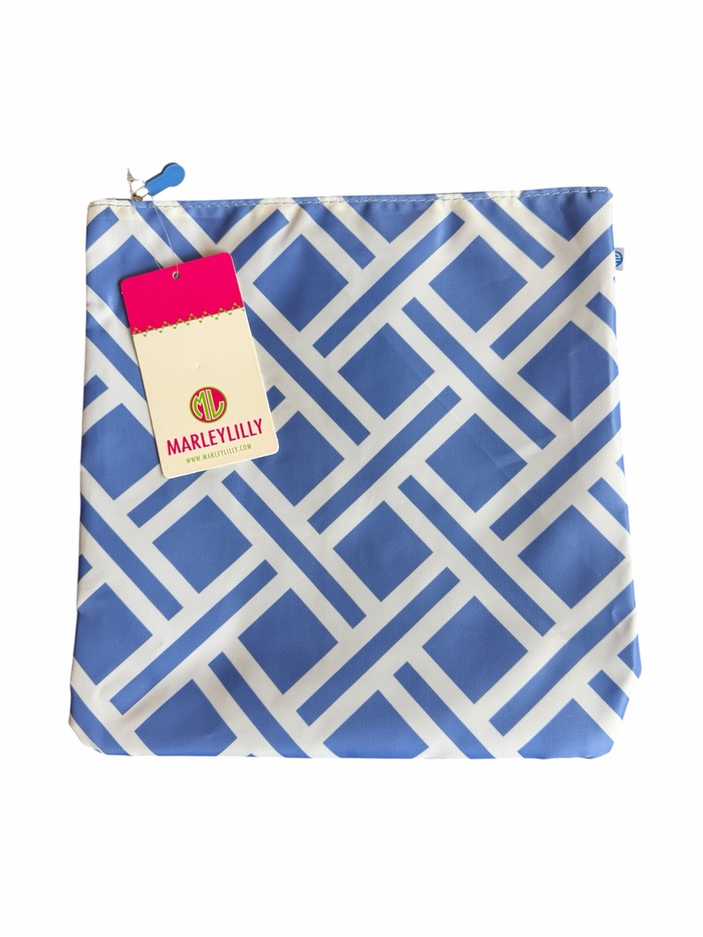 MarleyLilly Geometric Print Cosmetic Bag NWT